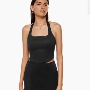 Aritzia Wilfred free dusk halter top